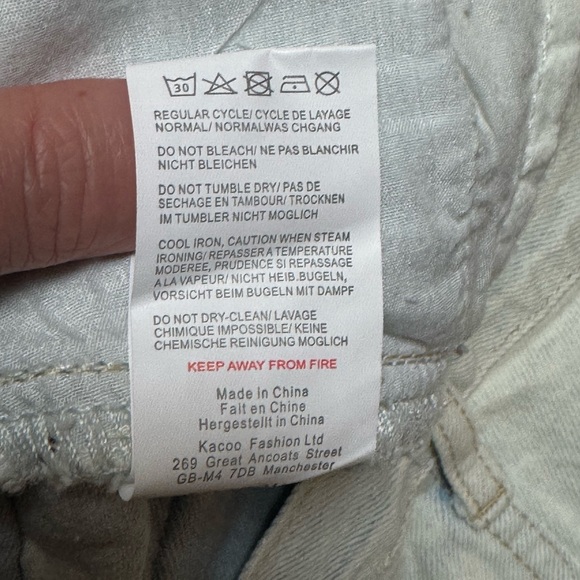 ASOS Glamorous Denim Distressed Shorts - Picture 5 of 13